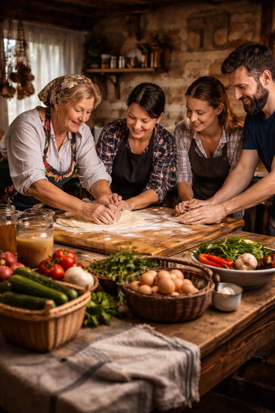 taller de cocina rumana en los carpatos casa rural carpatos