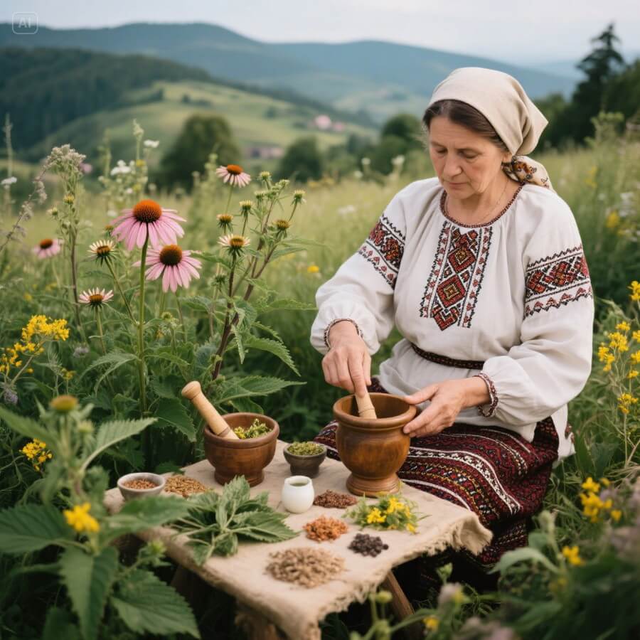 hierbas aromáticas Rumanía