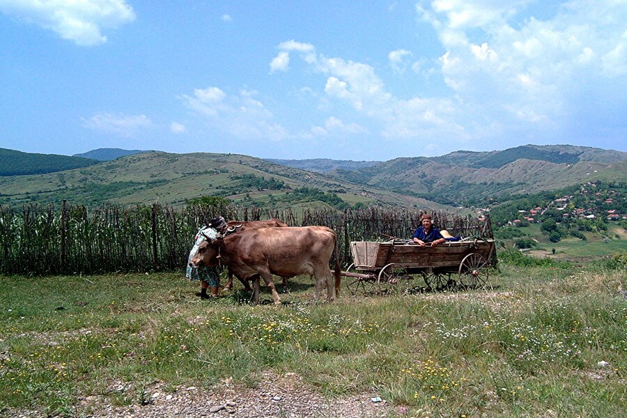 la vida rural en Rumania